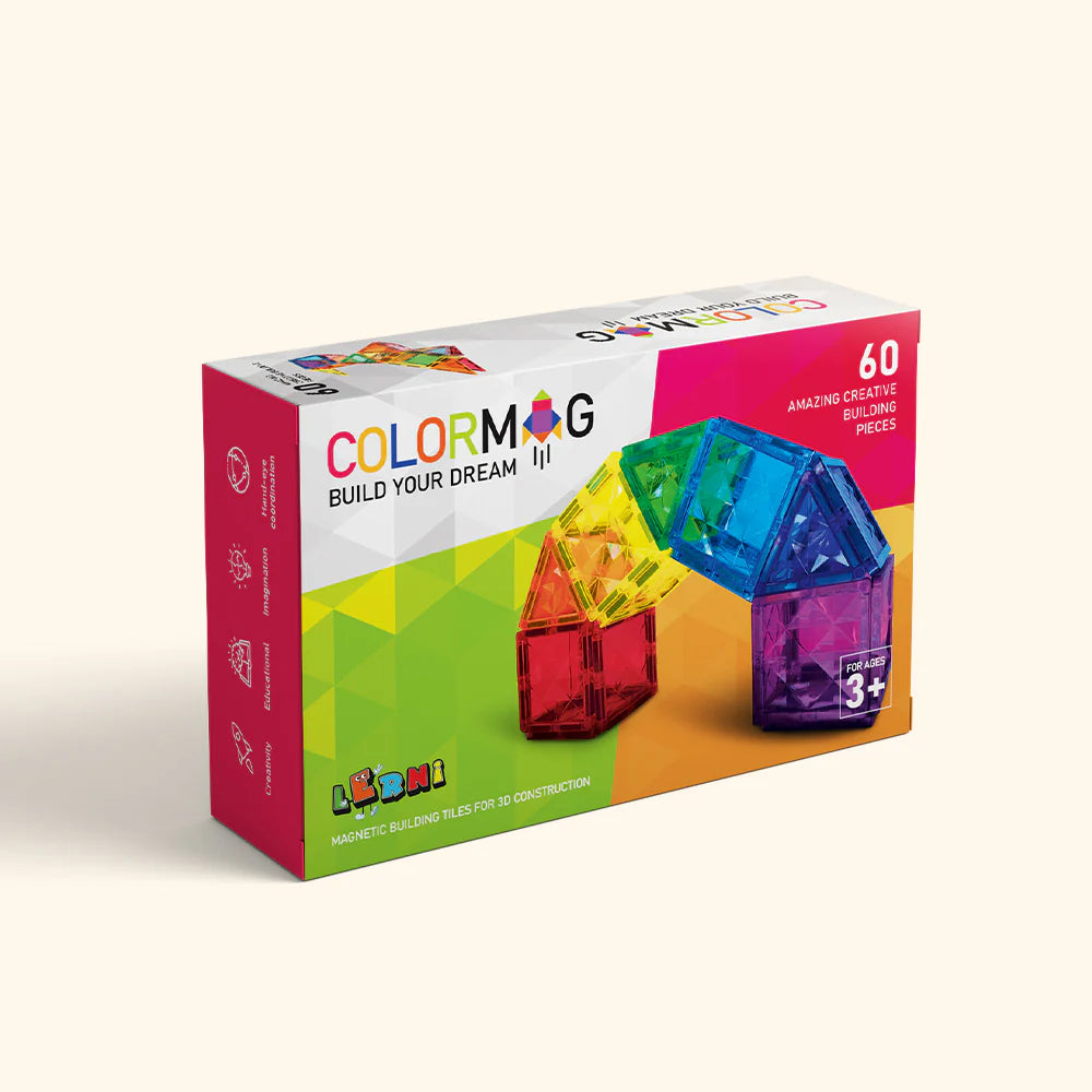 Jeu de construction magnétique COLORMAG 60 – Classique